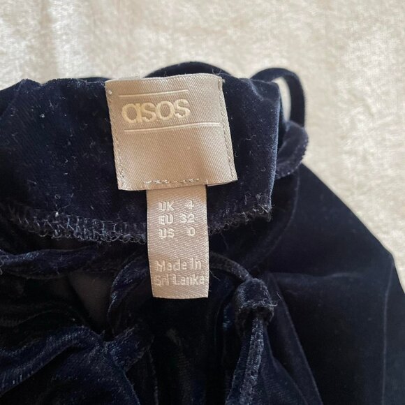 Asos Dark Blue Petite Cami Mini Slip Dress - Picture 3 of 4